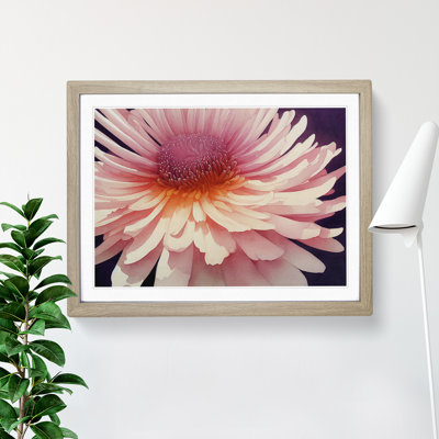 Chrysanthemum Watercolour Flower Vol.2 - Framed Print