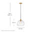 Luminaire suspendu Lark Rumi