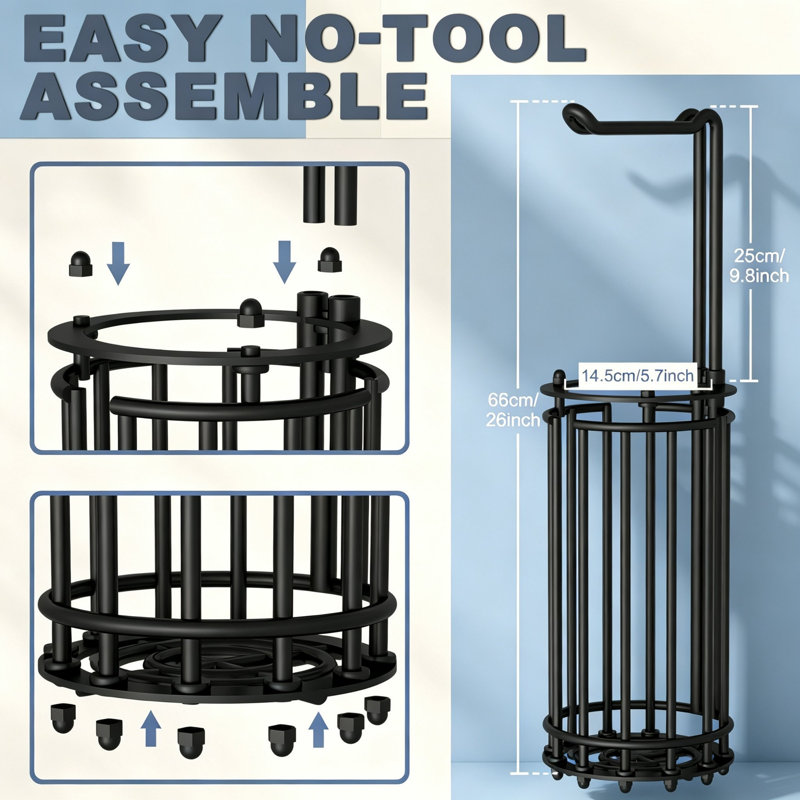 Free Standing Toilet Paper Holder