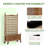 Amandari Wood Planter Box with Trellis-340511486