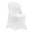 Premium White Stretch Spandex Folding Chair Covers - 30 Pack Universal Washable Slipcovers for Weddings, Banquets & Dining Room Decor