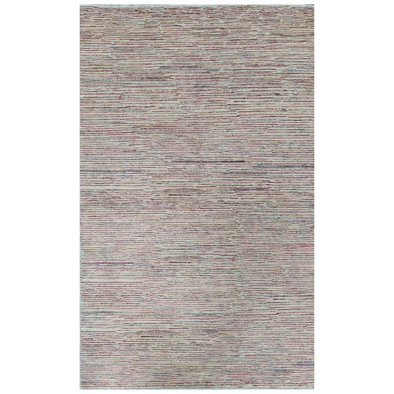 Hand-Knotted High-Quality Gray Area Rug
