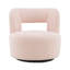 Fauteuil demi-tonneau pivotant Teddy
