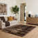 Tapis blanc / brun Waylon Flokati