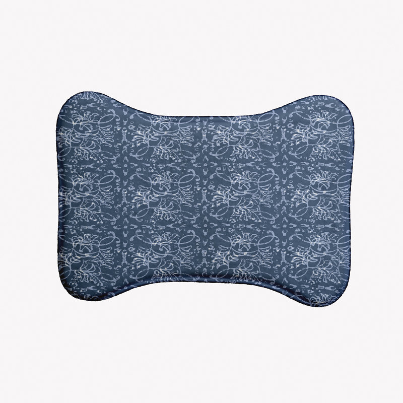 Napperon Floral, Bleu