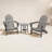 POLYWOOD Classic Adirondack 3 Piece Seating Group-980115819