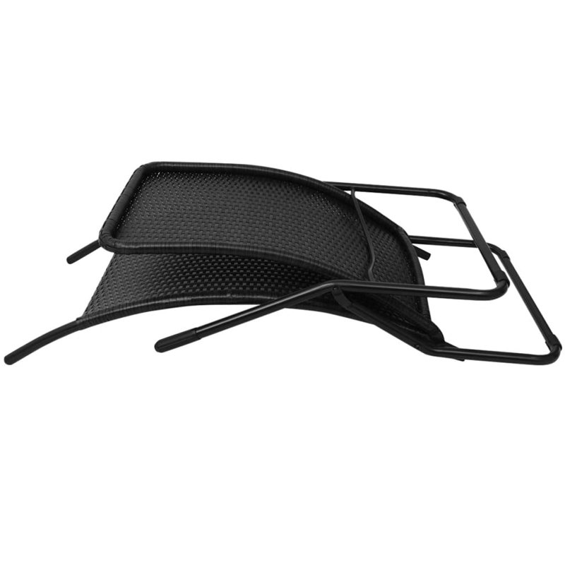 Colleyville 24.4" Long Single chaise, Black