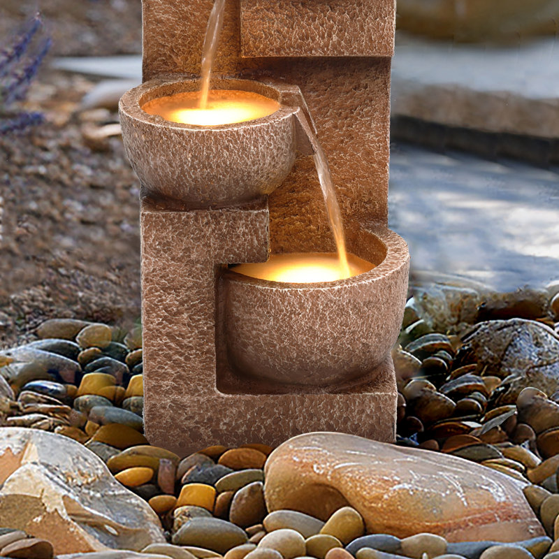 Charles Bentley Danube Cascading Water Feature - Mains Powered
