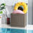 VEVOR 22.1 " W 31 Gallons Water Resistant Polypropylene Lockable Deck Box in Brown