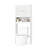 Rauscher Freestanding Over The Toilet Storage Cabinet With Doors and Adjustable Shelf
