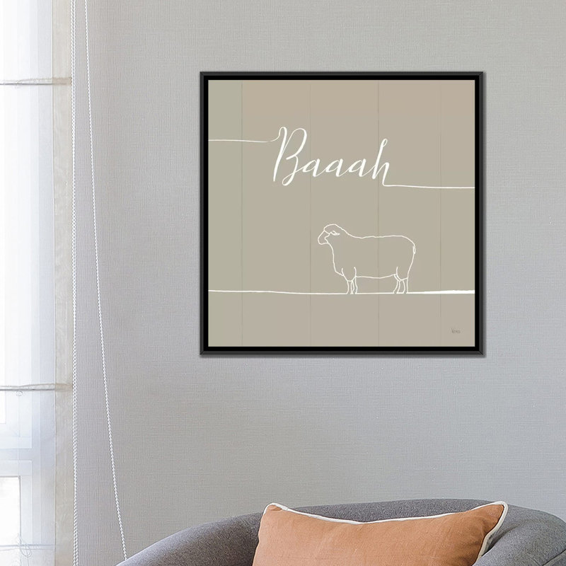 « farmed farm », art textuel sur toile, H 18 po x l 18 po x P 1,5 po, Toile avec cadre noir, Pas de tapis