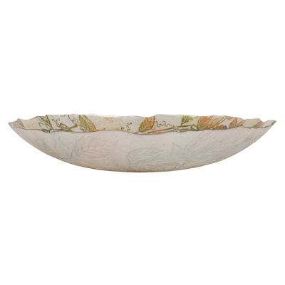 VIETRI Autunno Glass Serving Bowl