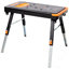 Bureau pliant avec prise standard et roulettes