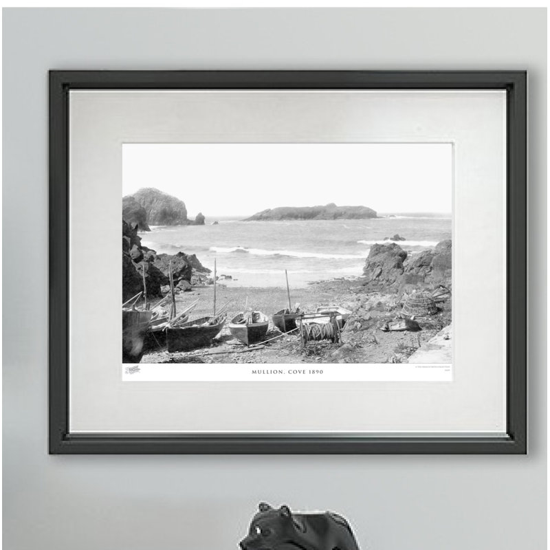 Mullion, Cove 1890 - Single Picture Frame Print, 28cm H x 36cm W x 2.3cm D