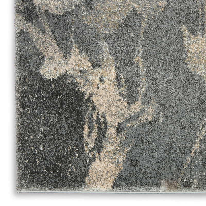 Tapis beige / gris Favermann, Rectangle 7 pi 10 po x 10 pi 6 po