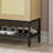 7-Layer Rattan Shoe Rack With Doors, Adjustable Shelves, Soft-Close Hinges, Anti-Tipping Independent Storage Cabinet, Suitable For Entryways And Hallways.