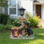 Statue de jardinière pour chien Rottweiler