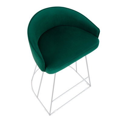 Tabouret de comptoir rembourré 25,5 po Sienna