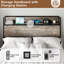 Structure de lit grand avec rangement Tryston, gris rustique-1037842023-1037572433