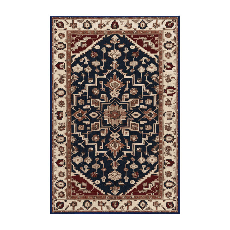 Tapis mauve lavable à la machine, Rectangulaire 2 pi x 3 pi