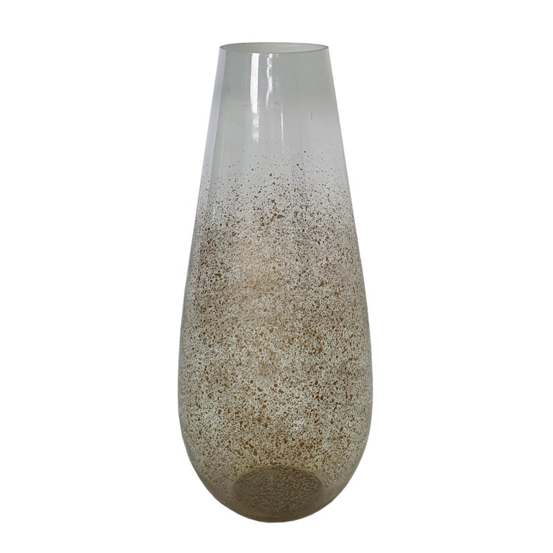 Kvido Glass Table Vase, 14.8" H x 6.3" W x 6.3" D