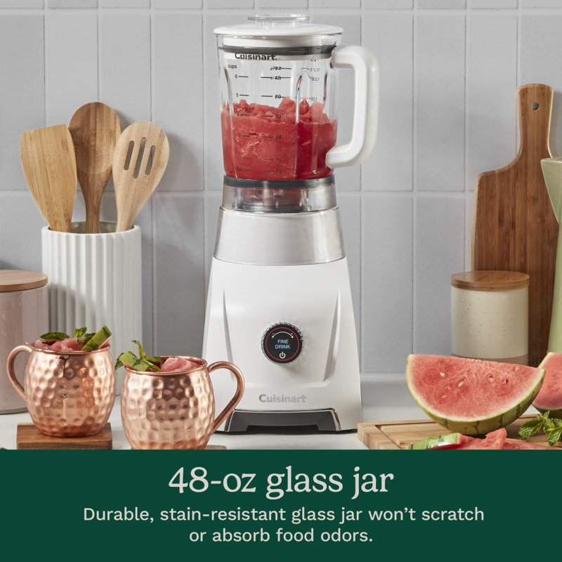 Hurricane 48 oz glass jar blender