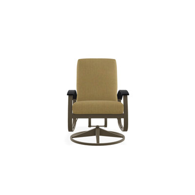 Askar Swivel Powder Coated Aluminum Outdoor Lounge Chair