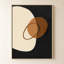 Circular Abstract Black par Patricia Pinto - Impression sur toile