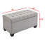 Banc de rangement avec repose-pieds, repose-pieds avec pieds, banc de bout de lit, banc de chambre à coucher
