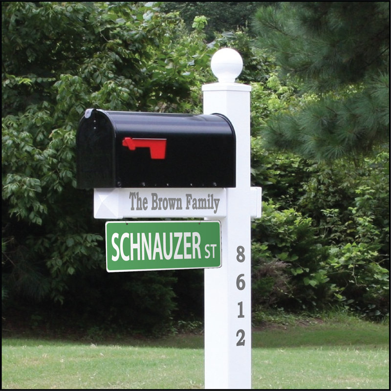 Plaque de rue Schnauzer