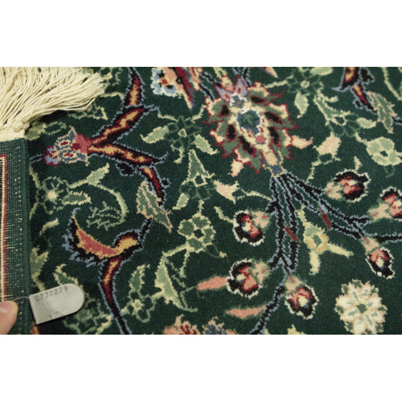 Jahan Wool Oriental Area Rug in Green