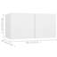 Awet Unfinished Floating Entertainment Centre for TVs up to 88"-650222041