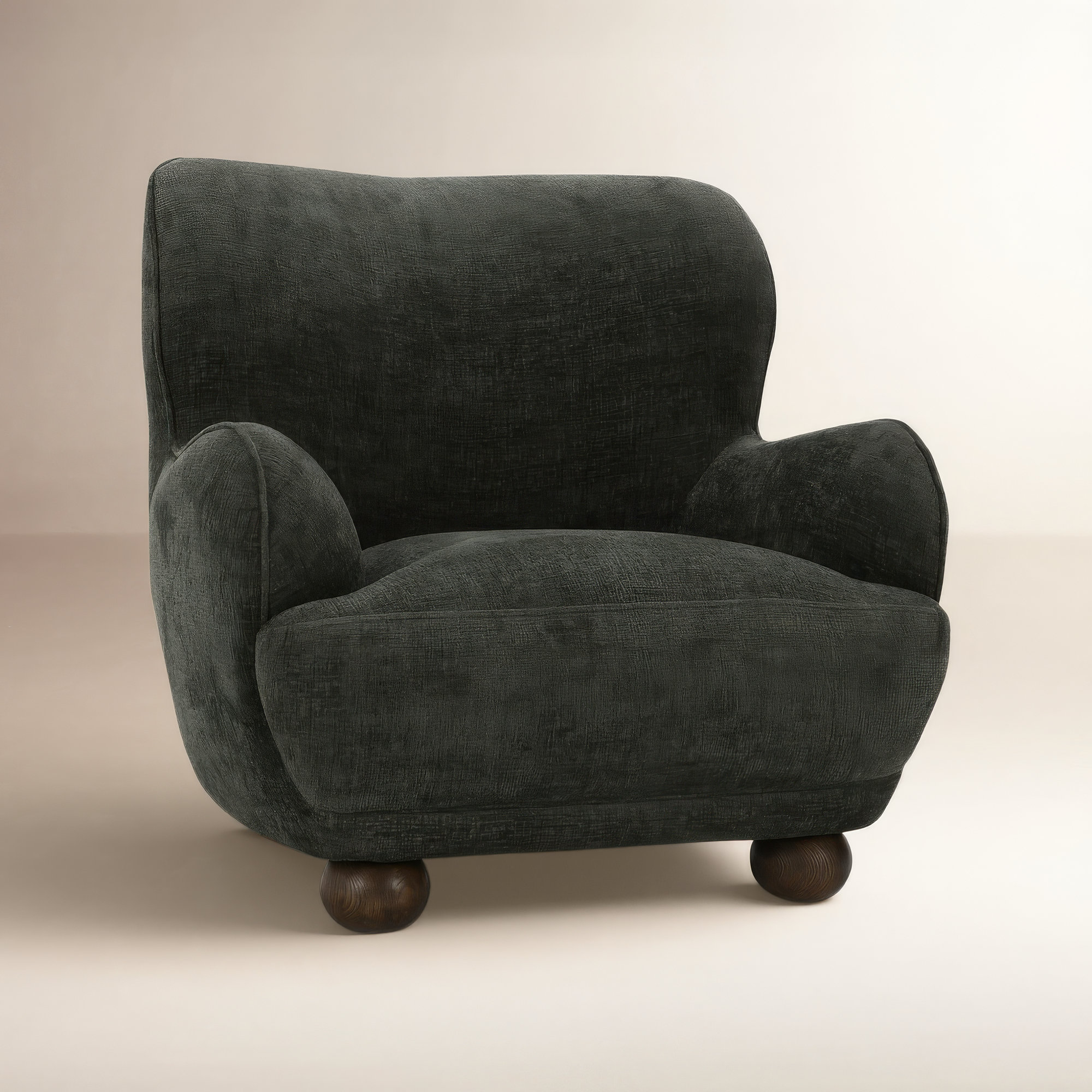 Penelope Upholstered Armchair, Green
