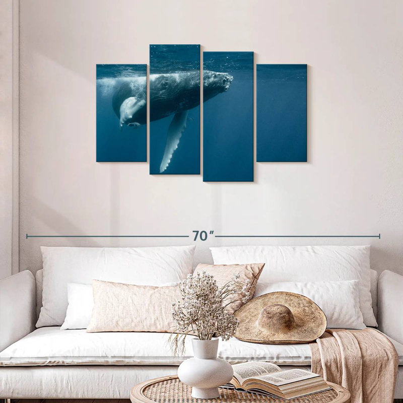 Brampt Humpback Whale Calf, 27'' H x 43'' W