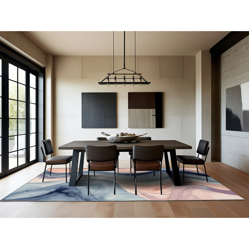 Tapis Ethereal Drift, Carré 3 pi