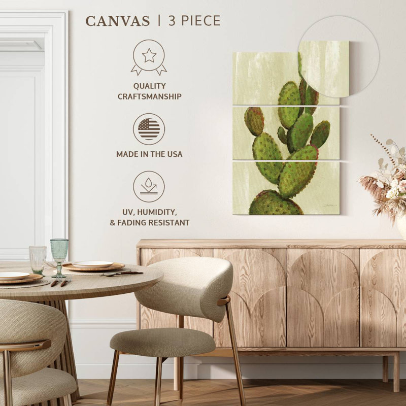 Harnek Front Yard Cactus I, 74'' H X 48'' W