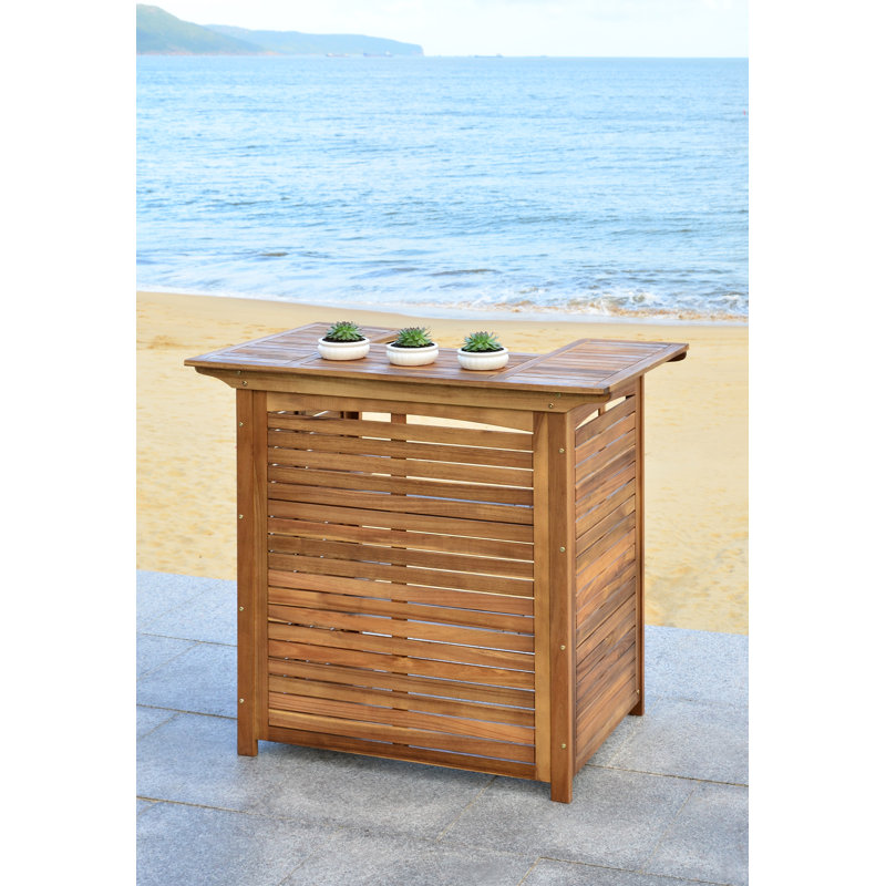 Hammonds Solid Wood Bar Counter, Natural