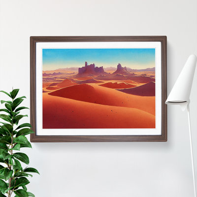 Desert In Watercolour Vol.3 - Single Picture Frame Print