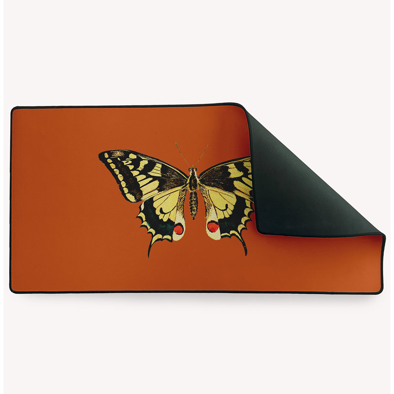 Grand coussin de bureau Robbie, Orange parfait
