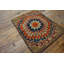 Antique American Hooked Small Scatter Size Wool & Cotton Multicolor Rug