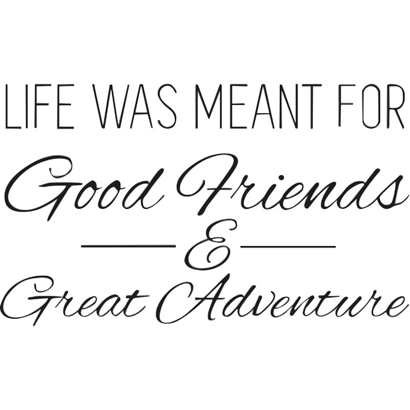 Wall Decal, Black, Large