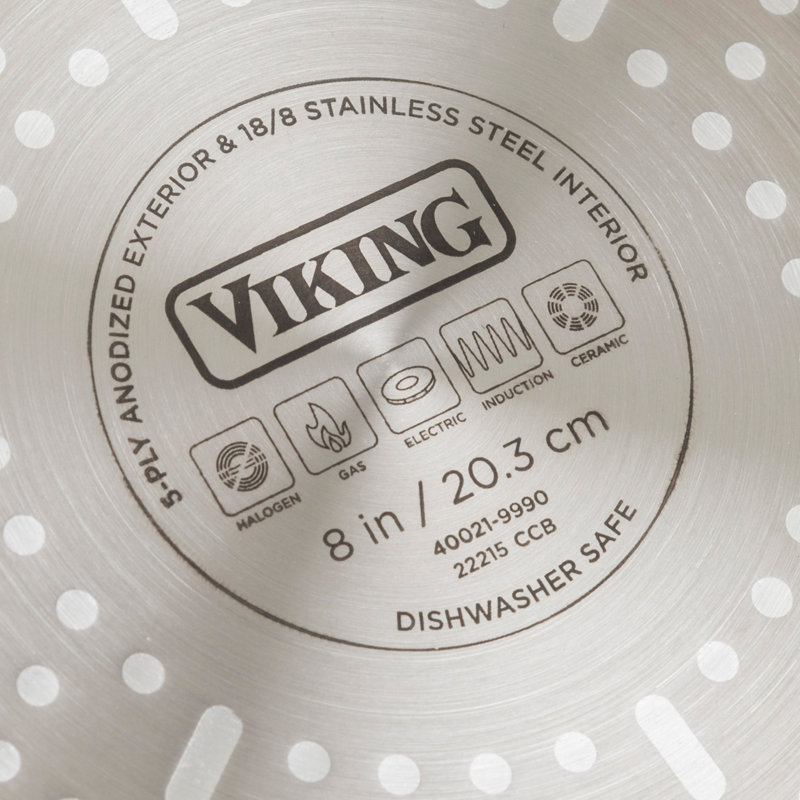 Viking 5-Ply 10-Piece Hard Anodized and Stainless Steel Cookware Set