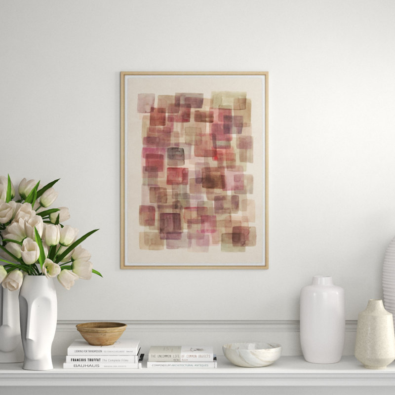 Layered Plane I Print by Guseul Park, Glass Coat, 32" H x 24" W x 1.5" D