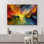 Color Blocks " Colorful Abstract Shapes Bright Yellow "