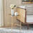 Harut 23'' Glass Top Console Table-585514435