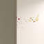 White and Pink Magnolia Flowers Wall Sticker