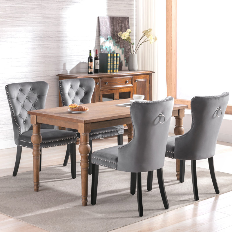 Delman Solid Wood Dining Chair
