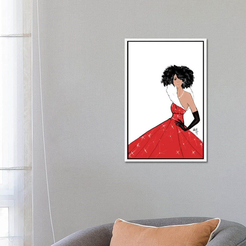 Xmas by Nicholle Kobi - Print on Canvas, White Framed, 66.04 cm H x 45.72 cm W