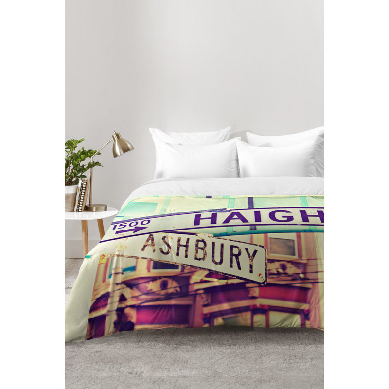 Ensemble d'édredon Haight Ashbury, Édredon pour lit simple TG + 1 taie décorative
