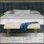 Banc avec repose-pieds Modern Velvet